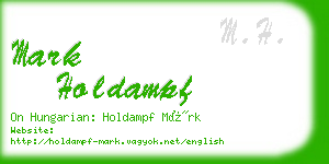 mark holdampf business card